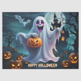 Het betoverende Halloween-ontwerp draagt bij. Tissuepapier