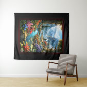 Het betoverende Land van Kalakoff AI Art van Xzend Wandkleed (In Situ (horizontaal))