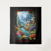 Het betoverende Land van Kalakoff AI Art van Xzend Wandkleed (Voorkant)