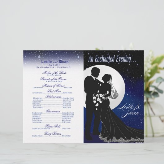 Het betoverende Nachtelijke Weddenschap Programma  (Staand voorkant)