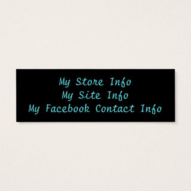 Het betoverende teken van het Visitekaartje Heart  (Achterkant)