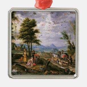Het betreden van de Ark Metalen Ornament