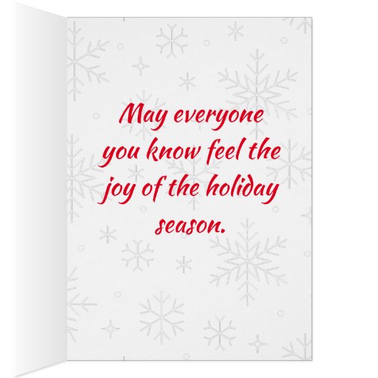 Het betreden van het dorp kerst Kaart (Binnen (Rechts))