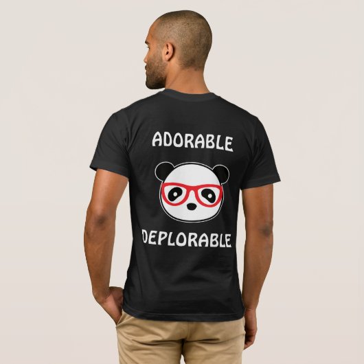 Het betreurenswaardige Beer van Panda - de Schatti T-shirt (Achterkant volledig)