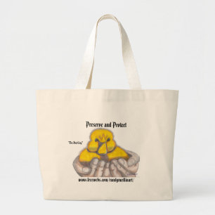 Het beuzelen grote tote bag