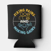 Het bevestigen van Pijn en het Maken van Gaten Fys Blikjeskoeler (Achterkant)