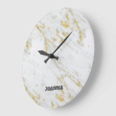 Het Bevlekte Goud met monogram schittert Grote Klok (Hoek)