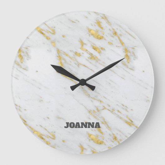 Het Bevlekte Goud met monogram schittert Grote Klok (Voorkant)