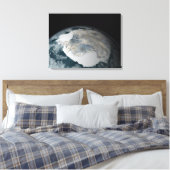 Het bevroren continent Antarctica Canvas Afdruk (Insitu (Slaapkamer))