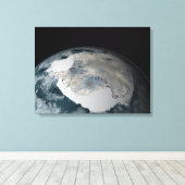 Het bevroren continent Antarctica Canvas Afdruk (Insitu (Houten vloer))