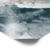 Het bevroren continent Antarctica Foto Afdruk (Hoek)