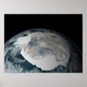 Het bevroren continent Antarctica Poster (Voorkant)