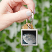 Het bevroren continent Antarctica Sleutelhanger (Hand)