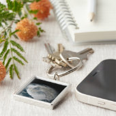 Het bevroren continent Antarctica Sleutelhanger (Zijkant)