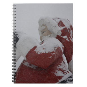 Het Bevroren Ijs van de Sneeuw van de Vakantie van Notitieboek