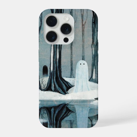 Het Bevroren Meer iPhone Hoesje (Achterkant)