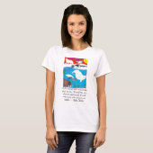 Het bevroren Noordpoolgebied T-shirt (Voorkant volledig)
