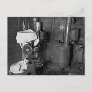 Het bewaken van de Cream Separator, 1936 Briefkaart