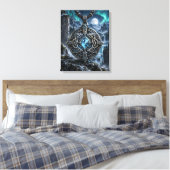 Het Bewakersamulett Canvas Afdruk (Insitu (Slaapkamer))