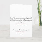 Het bewaren van de Kaart van de Vakantie van het (Achterkant)