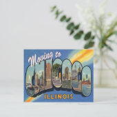 Het bewegen aan de de stijlverandering van Chicag Briefkaart (Staand voorkant)