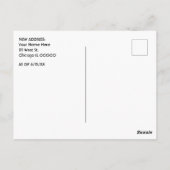 Het bewegen aan de de stijlverandering van Chicag Briefkaart (Achterkant)