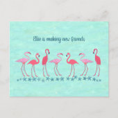 Het bewegen aan het Nieuwe Adres van de Vrienden v Briefkaart (Voorkant)