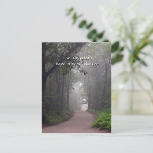 Het bewegen naar het Briefkaart van het Adres van (Staand voorkant)