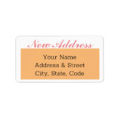 Het bewegen van Aankondiging Nieuwe Stickers van h (Voorkant)