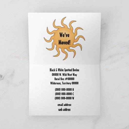 Het bewegen zich aan de Adreswijziging van de V.S. Aankondiging (Binnen)