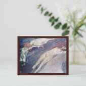 Het bewegende water van Klimt Gustav Aankondigingskaart (Staand voorkant)