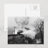 Het Bewerken van de stoomlaag die een Briefkaart v (Voorkant / Achterkant)