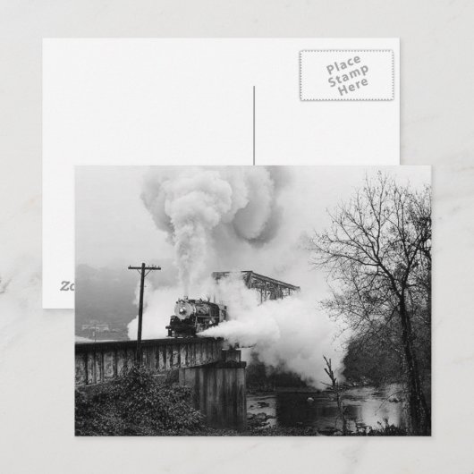 Het Bewerken van de stoomlaag die een Briefkaart v (Voorkant / Achterkant)