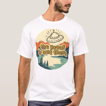 Het bewijs is er retro UFO mysterie