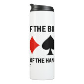 Het bewijs van het bod is het afspelen van handbru thermosbeker (Geroteerd rechts)