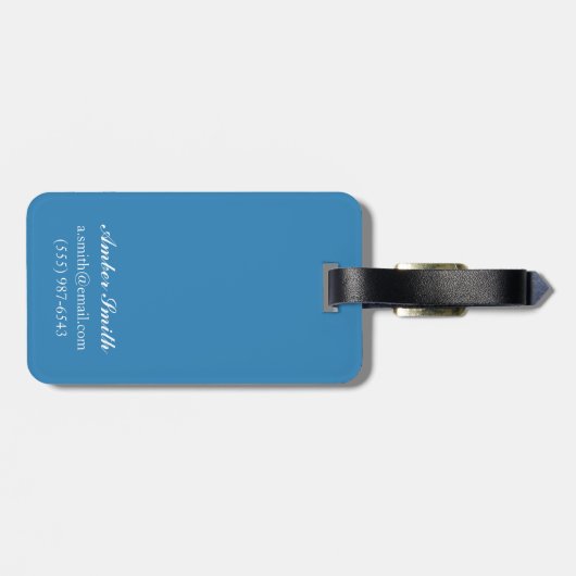 Het Bewonderen van de skiër - Snoqualmie Pas, Bagagelabel (Achterkant horizontaal)