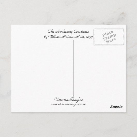 Het bewustwordingsgeweten briefkaart (Achterkant)