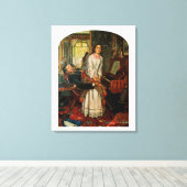 Het bewustwordingsgeweten canvas afdruk (Insitu (Houten vloer))