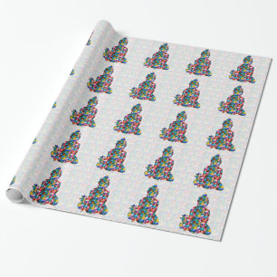 Het bewustzijn van BUDDHA : Geleid in JEWELS Cadeaupapier
