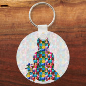 Het bewustzijn van BUDDHA: In JEWELS gelokaliseerd Sleutelhanger (Voorkant)