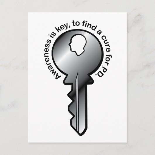 Het bewustzijn van Parkinson is essentieel Briefkaart (Voorkant)