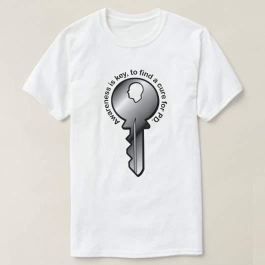 Het bewustzijn van Parkinson is essentieel T-shirt (Design voorkant)