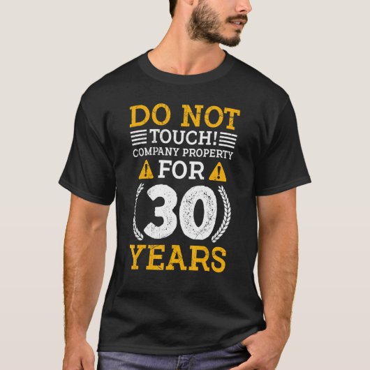 Het Bezit van het bedrijf 30 Jaren het Jubileum va T-shirt (Voorkant)