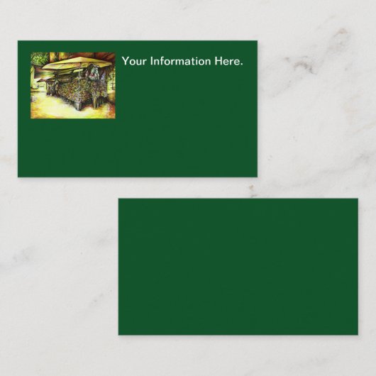 Het bezit van het Optices Visitekaartje (Voorkant / Achterkant)