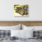 Het bezit van Optices Canvas Afdruk (Insitu (Slaapkamer))