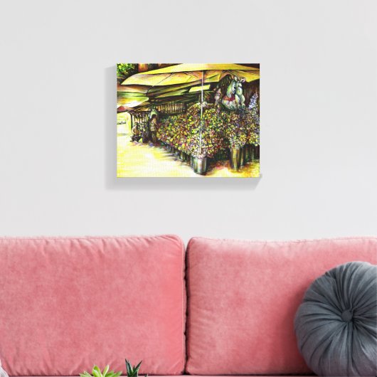 Het bezit van Optices Canvas Afdruk (Insitu (Woonkamer))