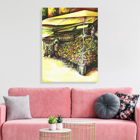 Het bezit van Optices Canvas Afdruk (Insitu (Woonkamer))