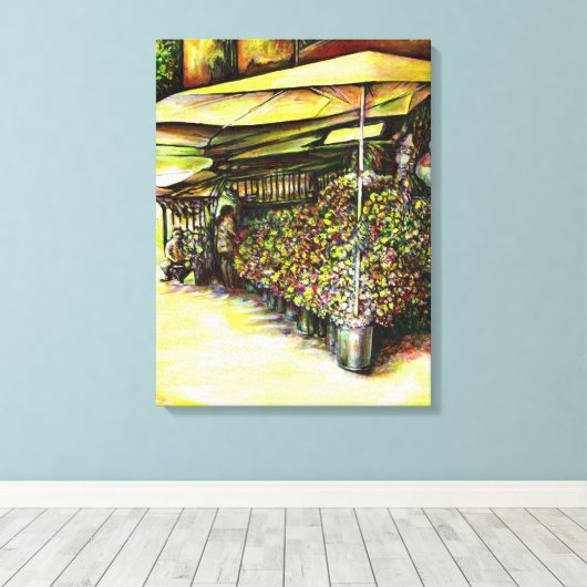 Het bezit van Optices Canvas Afdruk (Insitu (Houten vloer))