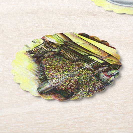 Het bezit van Optices Kartonnen Onderzetters (Gekanteld)