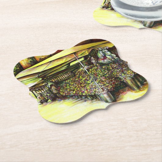 Het bezit van Optices Kartonnen Onderzetters (Gekanteld)